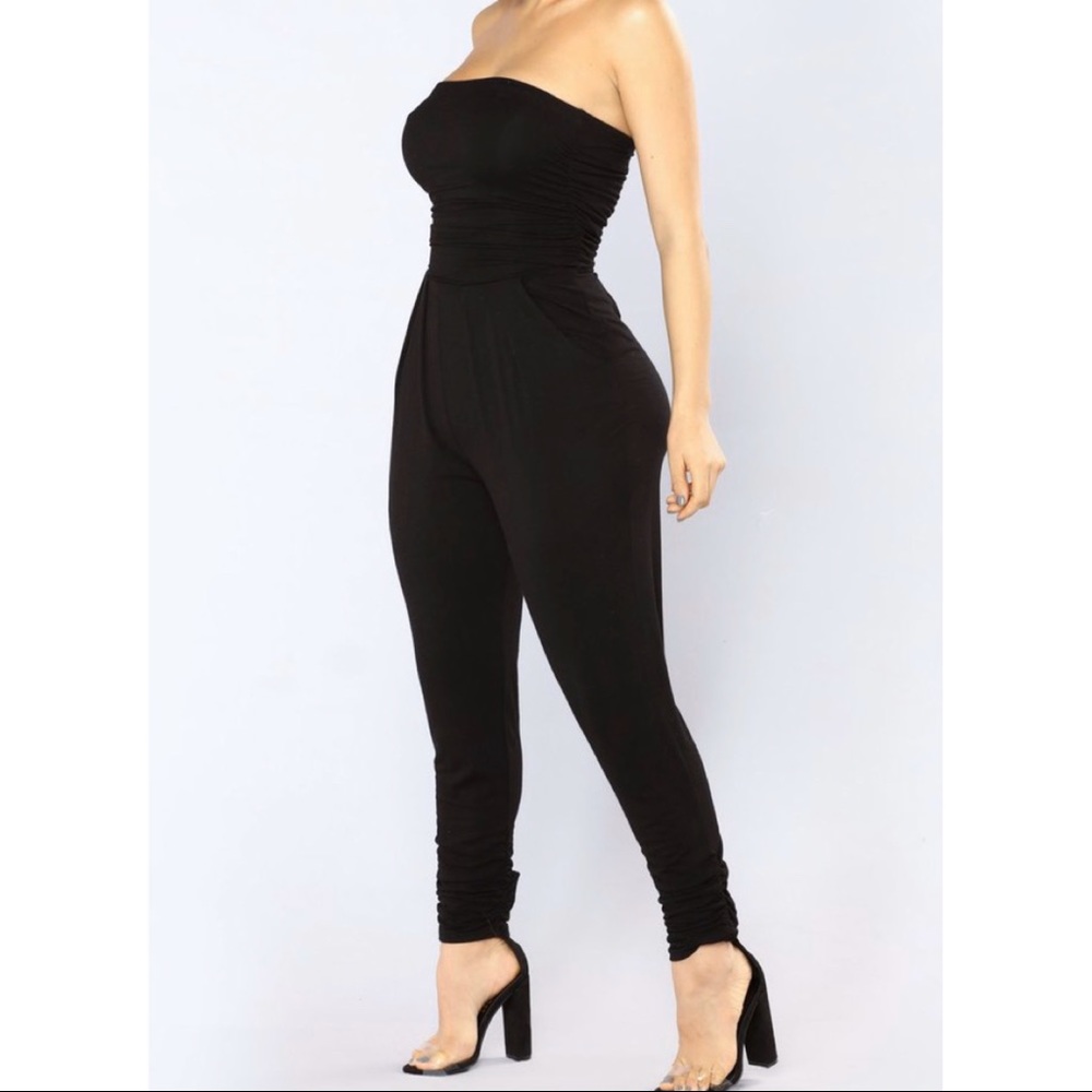 Black tube romper